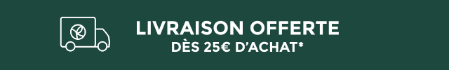 Livraison offerte dès 25€ d'achat*