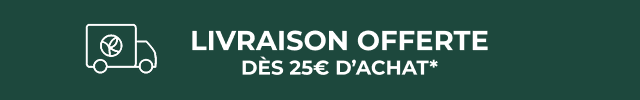 Livraison offerte dès 25€ d'achat*